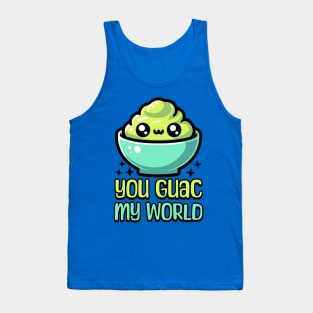 You Guac My World! Cute Guacamole Pun Tank Top